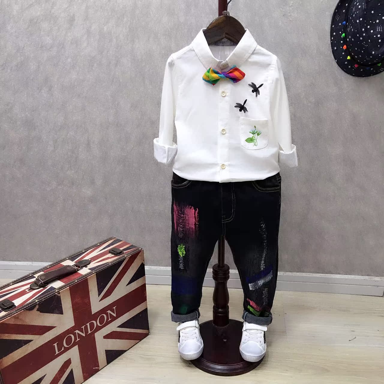 Chemise garcon à manche longue - Ref 2073957 Image 1