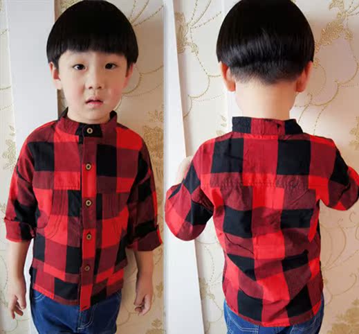 Chemise enfant à manche longue - Ref 2083135 Image 1