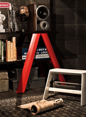 Metaphys Lucano家用双侧单层铝合金梯凳 日本Hasegawa长谷川现货