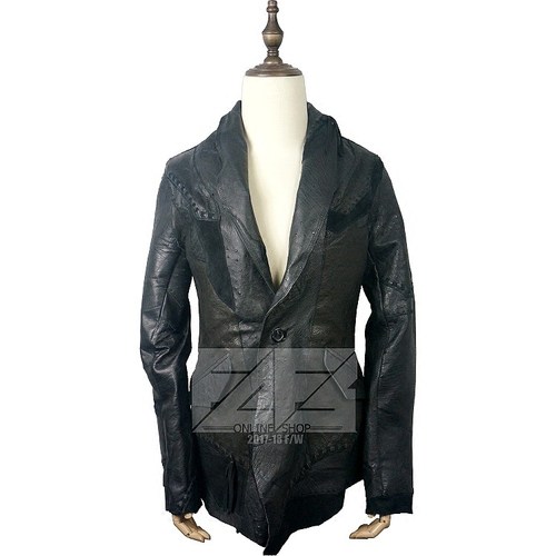 暗黑设计师 复杂手造 罕见鸵鸟皮西服 极繁工业 ostrich leather