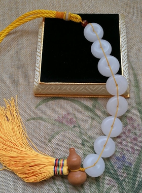 八白玉葫芦门冲宝  六字百草明咒风水挂件 如意葫芦卸 火烧天门煞