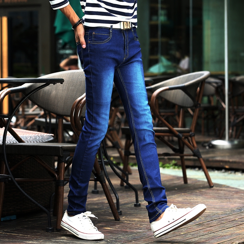 Jeans pour adolescent pieds Slim pour Quatre saisons - Ref 1469488 Image 1