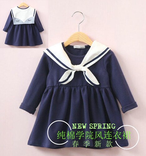 学院风女童装儿童宝宝印花