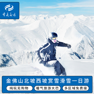 重庆金佛山一日游纯玩西坡滑雪赏雪周边跟团游含门票索道中转车