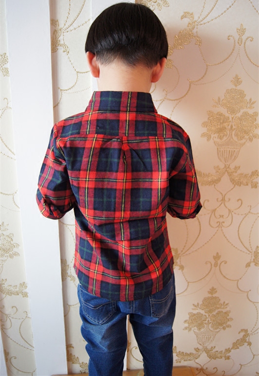 Chemise enfant à manche longue - Ref 2082898 Image 3