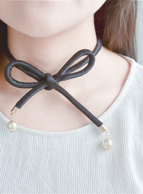 choker日韩风原宿系带项圈锁骨链