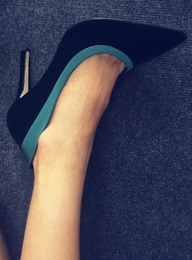 silla rulers 女鞋 尖头 拼色 多色入 超高跟10厘米 2019新秋鞋