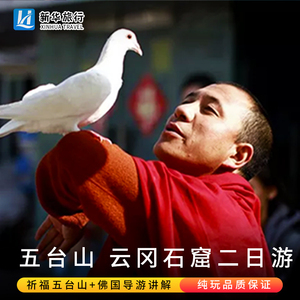五台山 大同云冈石窟 悬空寺 应县木塔纯玩二日游 太原到山西旅游