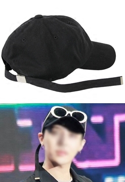 现yuno韩国进口 gd权志龙同款长带子弯檐帽棒球帽鸭舌帽子男女