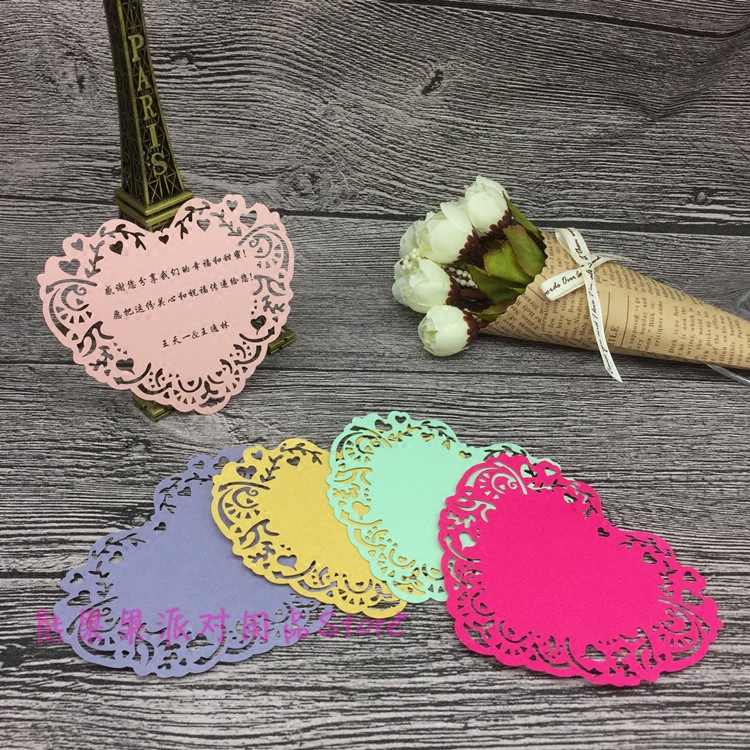 创意感谢感恩节爱心贺卡信纸祝福卡片小贺卡许愿卡心意卡50枚包邮,节庆用品/礼品,贺卡/卡片,淘宝优惠券,粉丝福利购,淘宝优惠卷