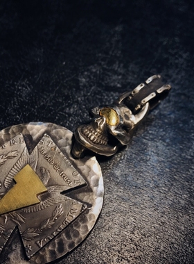 手工定做精品高山隆骷髅闪电摩根