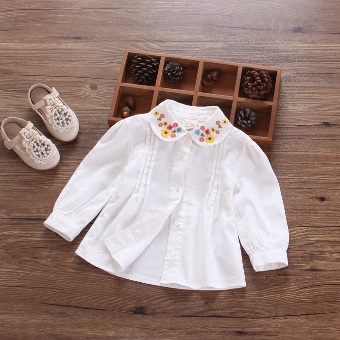 Chemise fille à manche longue - Ref 2086305 Image 1