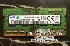 三星ddr3l4g1600笔记本，内存pc3l-12800s低电压