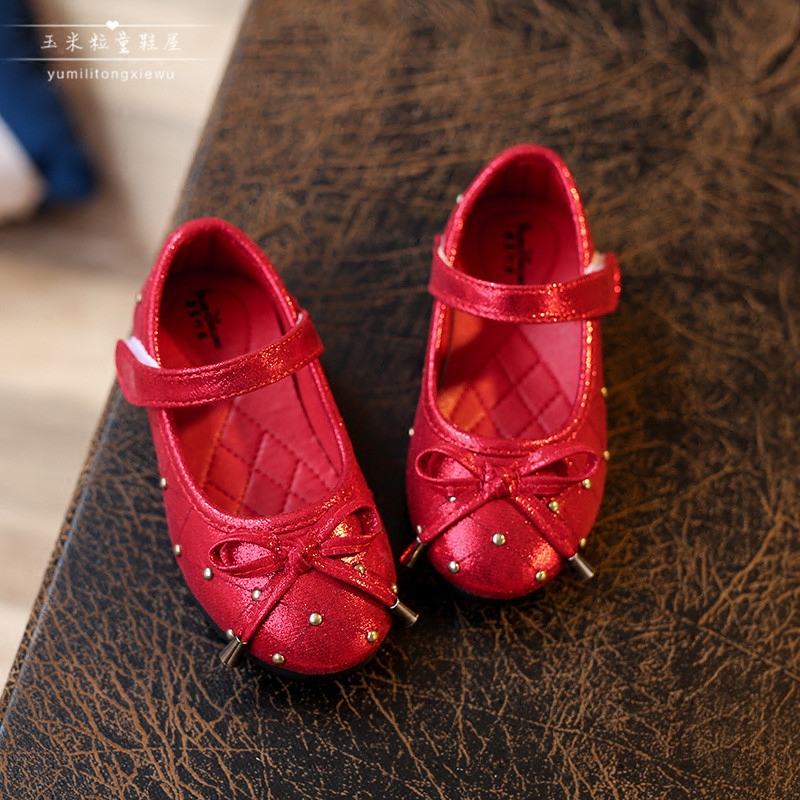 Chaussures enfants en autre ronde rivet pour printemps - semelle tendon - Ref 1037469 Image 4