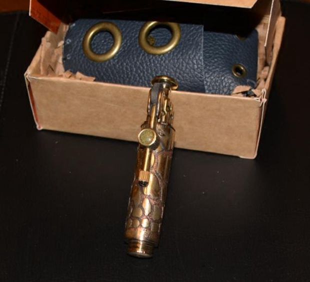 以色列代购 Lighter◇手作蒸汽朋克复古个性礼物超酷黄铜打火机