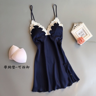 蕾丝可爱风情调衣人火辣吊带睡裙