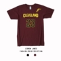 Cavaliers xuất hiện huấn luyện áo thun ngắn tay Owen JAMES James 23 Wade ROSE đồng phục bóng rổ - Áo phông thể thao áo thun 3 lỗ nam tập gym