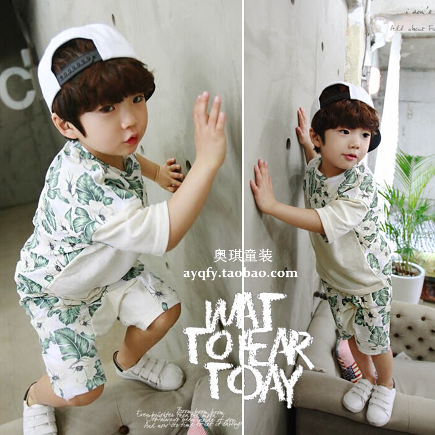 韩国进口短袖t恤童装现货