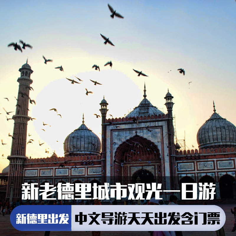 印度新老德里城市观光一日游(可选中文导游 可选单独租车)