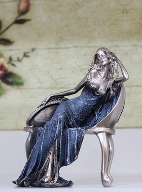 欧式风美女人物模特树脂工艺品