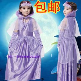 万圣节儿童服装巴拉拉小魔仙，cosplay表演白雪公主，裙莲花仙子服饰