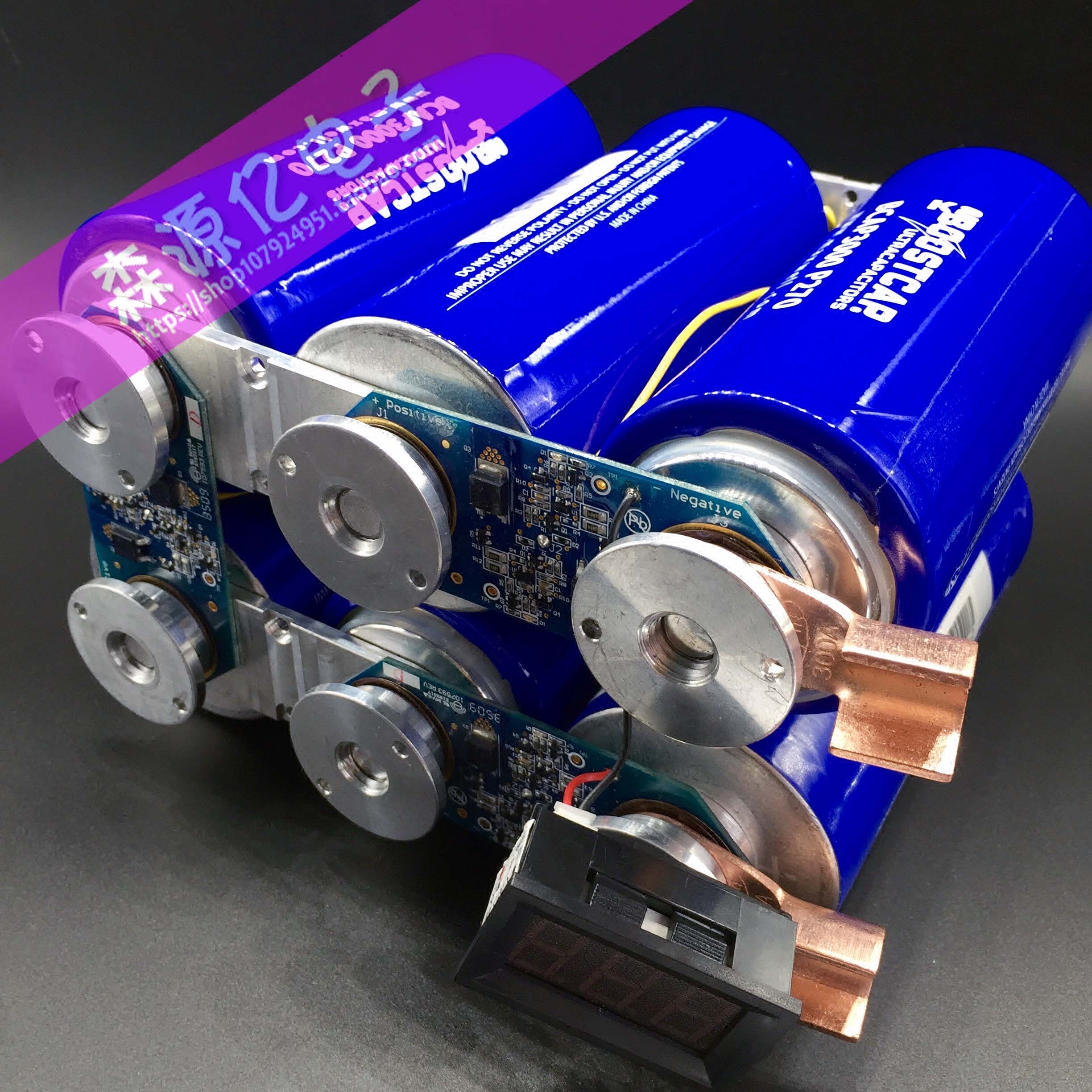 超级电容器 全新美国maxwell 法拉 2.7v3000f 16v500f 汽车模组