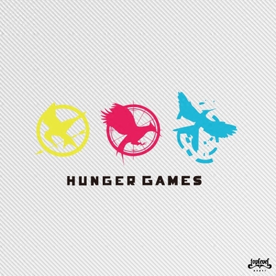 镂空游戏嘲笑鸟行李箱机箱车贴