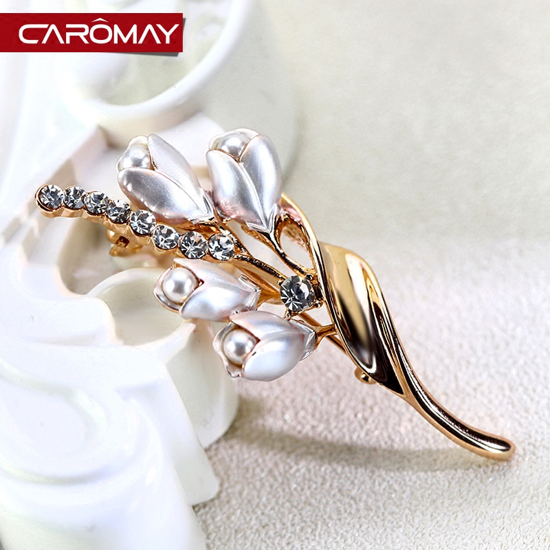 Broche femme CAROMAY en cristal artificiel - Ref 1174181 Image 5