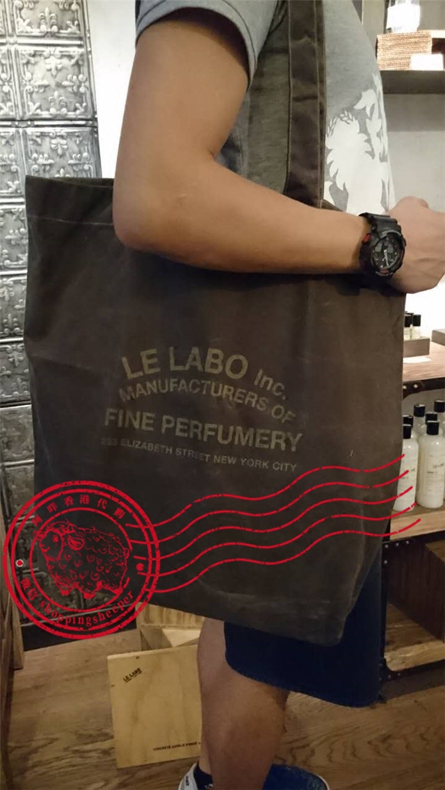 现货绝版停产 LE LABO 蜡帆布型格环保袋 实用单肩袋 送礼自用