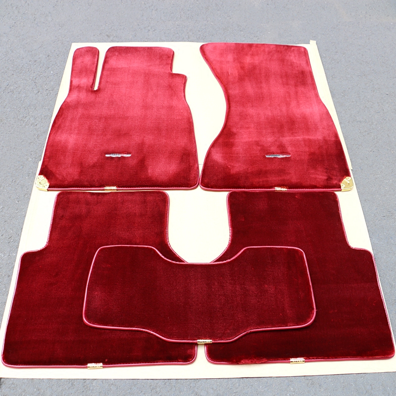 新款奔驰GT50  S63 S65AMG C63 GL63 ML63 A45 GLA45羊绒脚垫