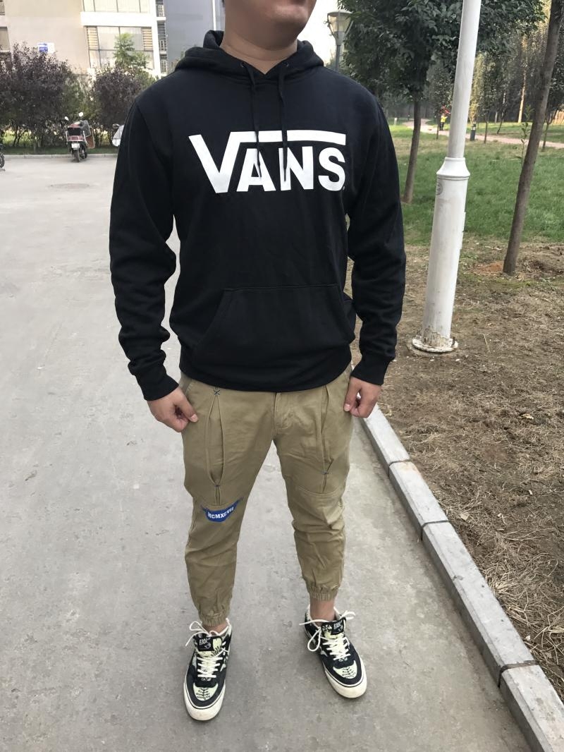 special counter 2017Vans/ Vance classic black neutral Hooded leisure time Sweater VN0A3424BLKin the Men's clothing, Sweater  category - from Buy2taobao.com to provide professional Taobao agent buy service