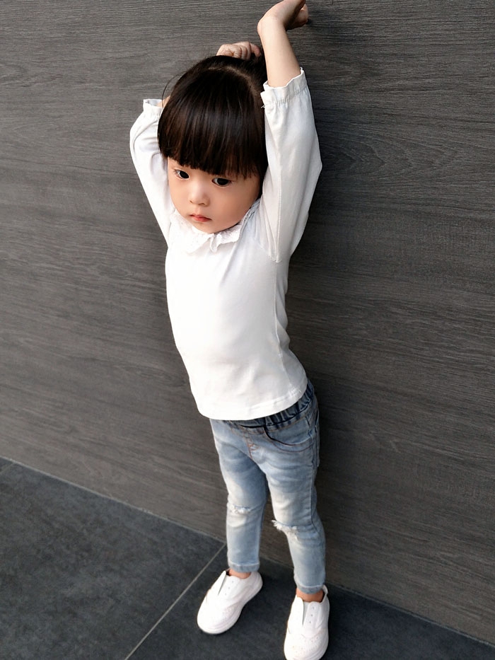 Chemise fille à manche longue - Ref 2084773 Image 3