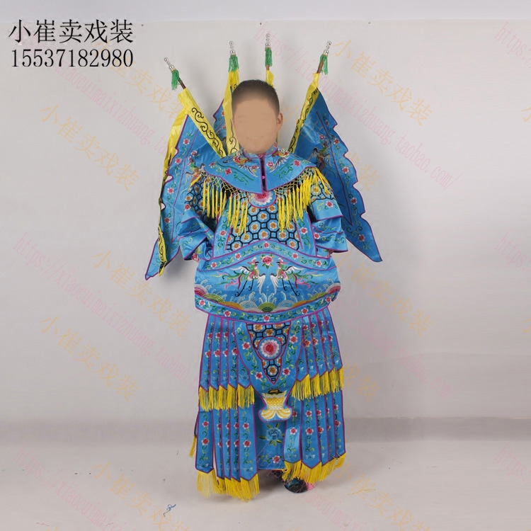 女大靠 穆桂英挂帅 武旦 女绣花电女靠 花旦 女将军 演出服