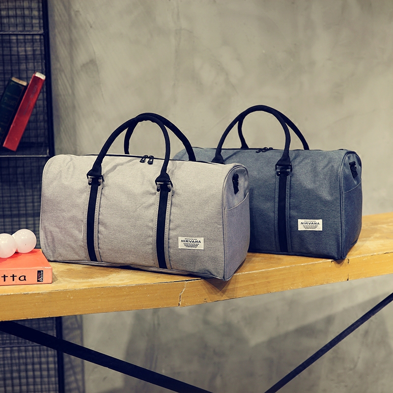 Korean Edition Simplicity Travelling bag canvas High-capacity Handbag men and women Sports body-building bag fashion A business travel Luggage bagin the Leather/Lady bags/Men's bag, Bag  category - from Buy2taobao.com to provide professional Taobao agent buy service
