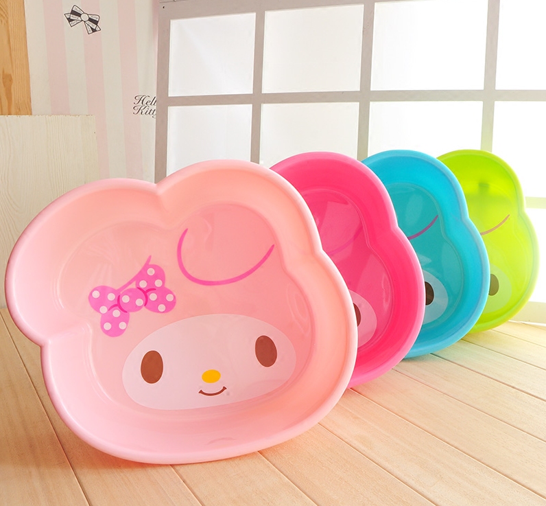 包邮melody 美乐蒂 婴幼儿洗脸盆卡通盆可爱pp盆小脸盆洗菜盆