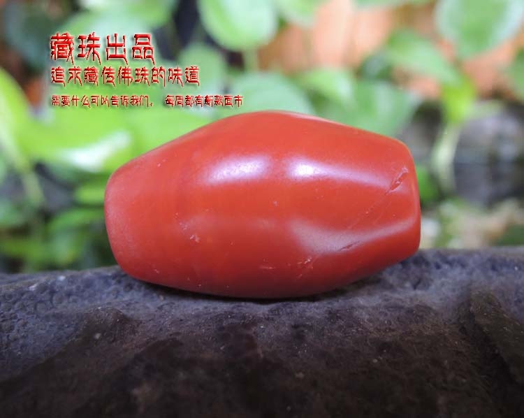 云南保山南红手工勒子 老料文玩配饰锁骨链桶珠顶珠