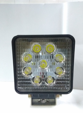 12工作灯vled越野叉车灯 射灯车灯改装 汽车led前大灯 应急维修灯