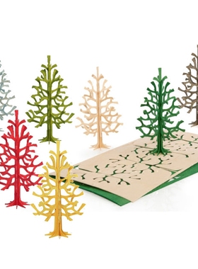 diy日本芬兰立体圣诞树