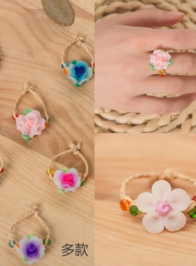 民族饰品许愿爱情幸运戒指