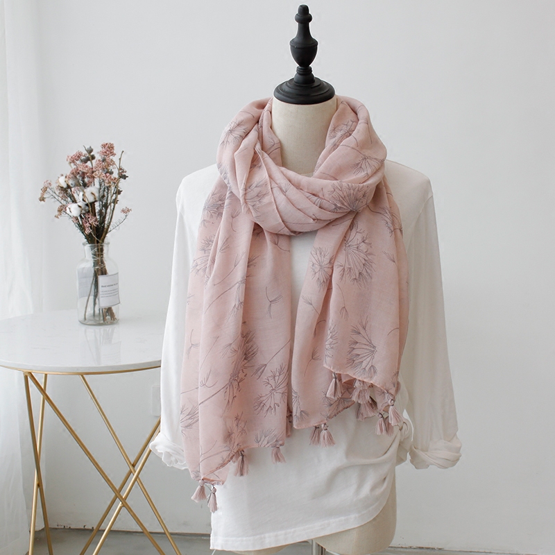 2018春季新款棉麻长款防晒披肩围巾两用文艺民族风女小碎花纱巾|ruв категории Аксессуары, шарф/шарф/шаль - от Buy2taobao.com для оказания профессиональной услуги покупки агента Taobao