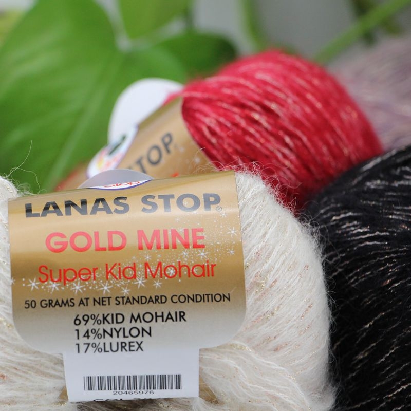 叮当毛线屋 进口西班牙毛线设计金矿 丝 节子 马海毛手编毛线