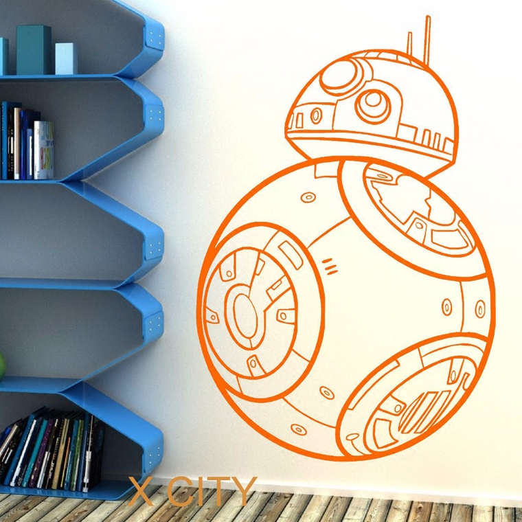 bb-8机器人星球大战贴纸STARWAR