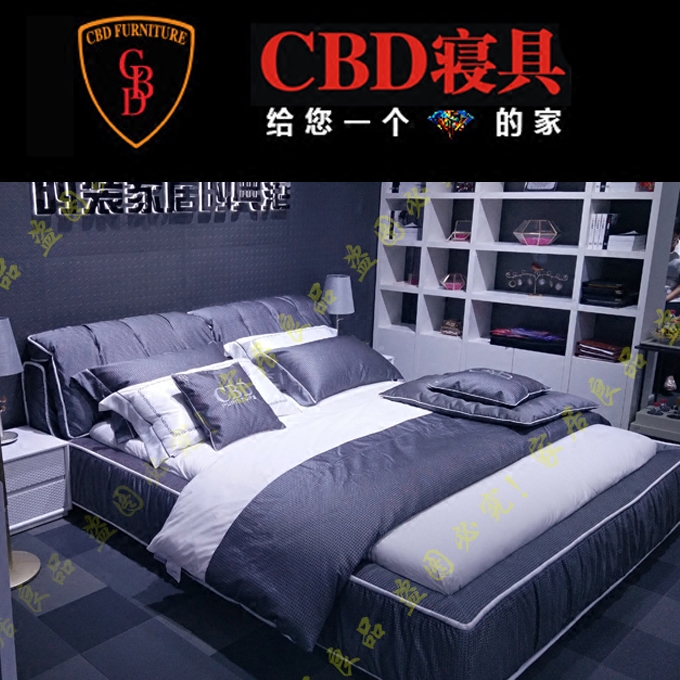 CBD Soft bed Extravagant love SA/ Black gold HG8023 Solid wood bed Versatile style Hot models goods in stockin the Residential furniture , Beds , Solid wood bed  category - from Buy2taobao.com to provide professional Taobao agent buy service