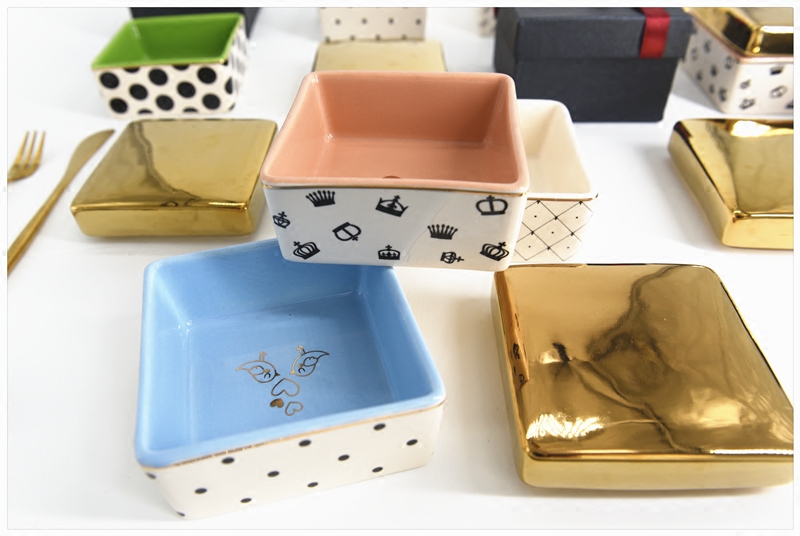 出口陶瓷首饰盒收纳盒礼物风格