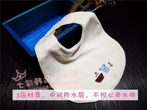 婴幼儿童围兜纯棉小宝宝吸水口水巾春夏秋冬季防水围嘴饭兜三角巾