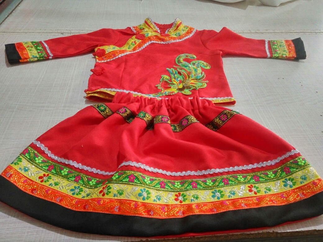 新畲族仡佬族长袖秋季女装少数民族风情工作装壮族女装女童布依族