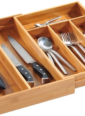 100%德国代购进口Kesper 17186可伸缩厨房抽屉刀叉餐具收纳盒现货