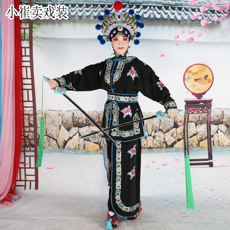 戏曲豫剧舞台表演古装刀马旦