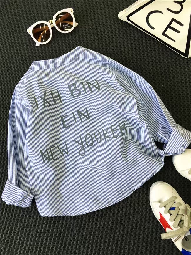 Chemise garcon à manche longue en coton - Ref 2082773 Image 4