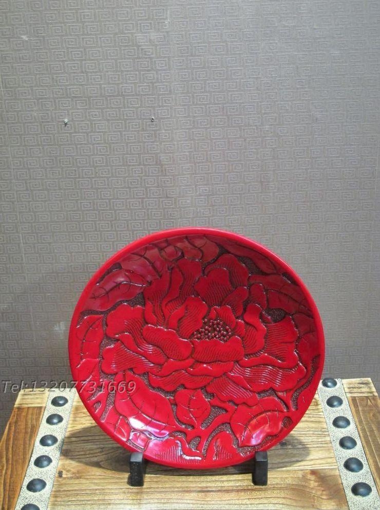 중국 수공예품 모란 꽃 장식 앉아 책상 다리 결혼 선물 골동품 복고풍 가정 장식 부 꽃 피는